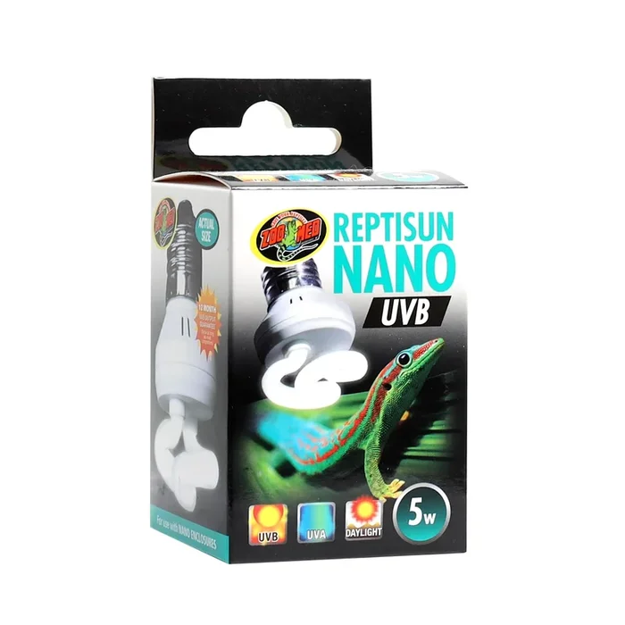 Zoo Med Laboratories ReptiSun Nano UVB Reptile Bulb – 5 Watt