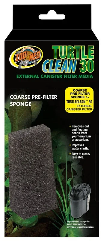 Zoo Med Turtle Clean 30 Coarse Pre Filter Sponge