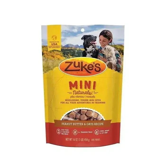 Zuke’s® Mini Naturals® Peanut Butter & Oats Recipe Dog Treats 16 Oz