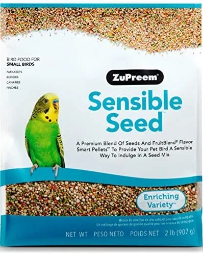 Zupreem Sensible Seed Small Bird Food Canary & Finch Bird Food – 2 Lbs