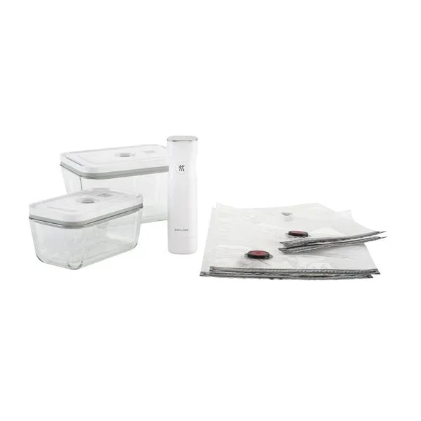 ZWILLING Fresh & Save Vacuum Seal Starter Set with Glass Containers (7 Piece)