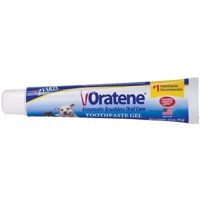 Zymox Oratene 酶促无刷口腔护理牙膏凝胶(适用于狗和猫)